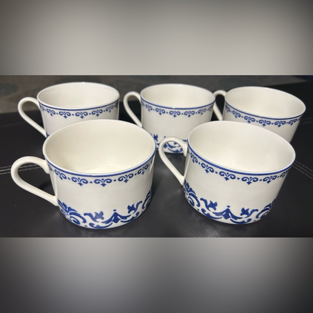 Victoria & Beale CLAIRE 7011 by Sango Fine Porcelain Tea/coffee Cups Set of 5